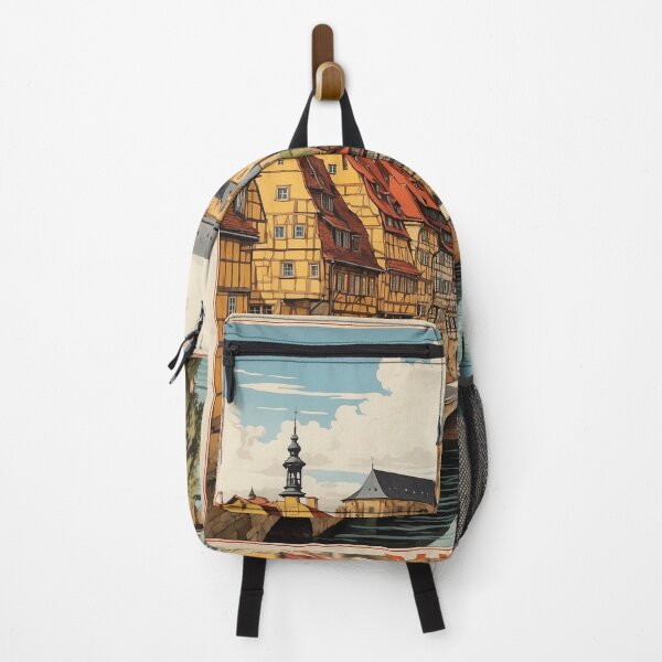 Item preview, Bamberg Germany Vintage Travel Poster designed and sold by TravelersGems.