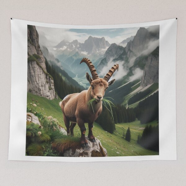 Item preview, Hillside Hopper - Goat's Agile Ascent designed and sold by ProgressMagnet.