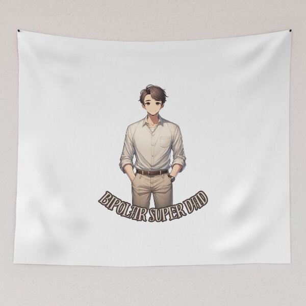 Item preview, Bipolar Super Dad Mens Mental Health designed and sold by kylmllr101684.