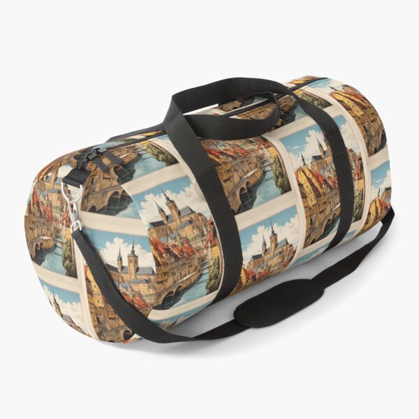 Item preview, Bamberg Germany Vintage Travel Poster Art designed and sold by TravelersGems.