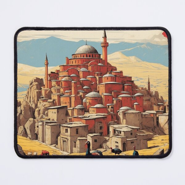 Item preview,  Turkey Vintage Travel Poster Art designed and sold by TravelersGems.