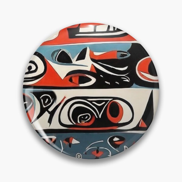 Item preview, Colorful African Mask Motif Pattern designed and sold by HausKatz.