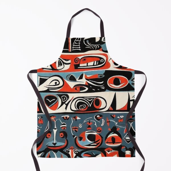 Item preview, Colorful African Mask Motif Pattern designed and sold by HausKatz.