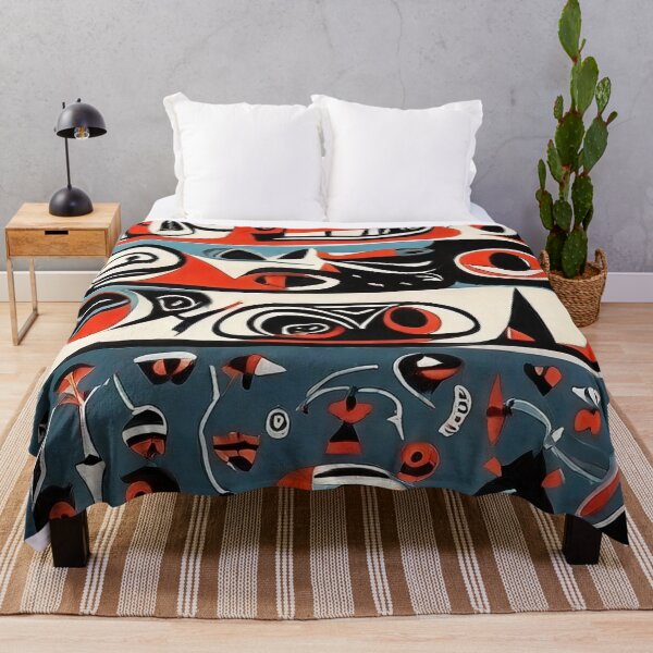 Item preview, Colorful African Mask Motif Pattern designed and sold by HausKatz.
