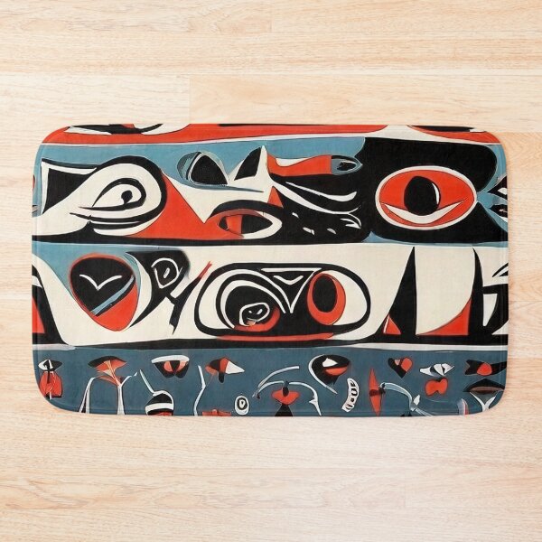 Item preview, Colorful African Mask Motif Pattern designed and sold by HausKatz.