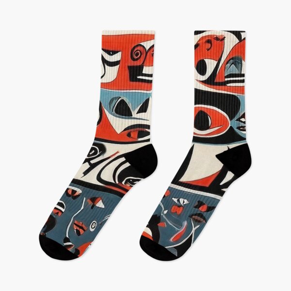 Item preview, Colorful African Mask Motif Pattern designed and sold by HausKatz.