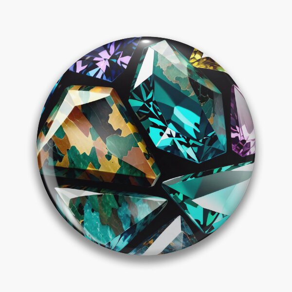 Item preview, Abstract Gemstone Camouflage Pattern designed and sold by TheArtOfPat.