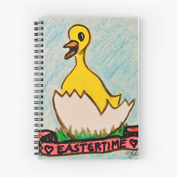 Aperçu de l'œuvre Joyeux poussin de Pâques créée et vendue par SJEdesign.