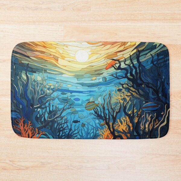 Item preview, Submerged Serenity Art Print designed and sold by GeoSculptedArt.