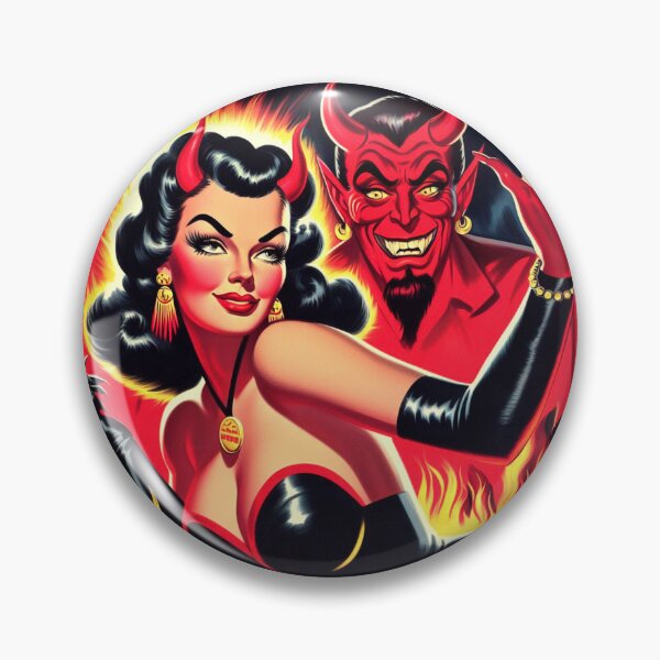 Item preview, Retro Devilish Pin-up designed and sold by PulpVintage.