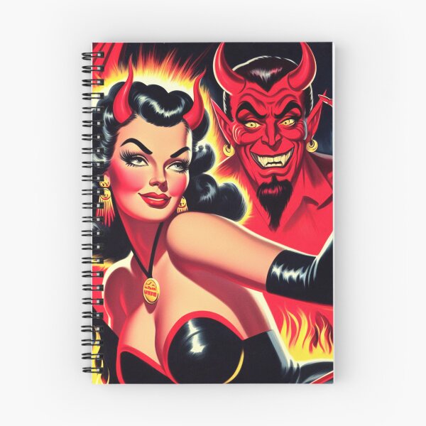 Item preview, Retro Devilish Pin-up designed and sold by PulpVintage.