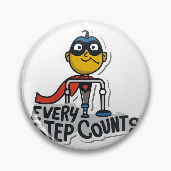 Item preview, Superhero Crutch with Cape - Every Step Counts designed and sold by NiftyWrx.