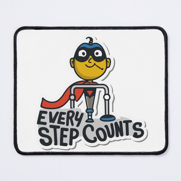Item preview, Superhero Crutch with Cape - Every Step Counts designed and sold by NiftyWrx.