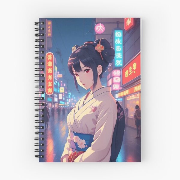 Aperçu de l'œuvre En kimono en ville créée et vendue par 2DBabeHeaven.