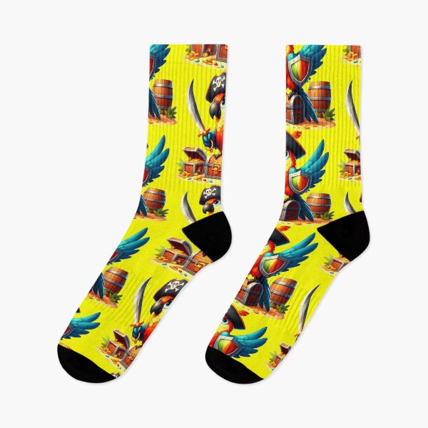Item preview, PIRATE PARROT - #FFFF00 designed and sold by Marlon Oseguera.