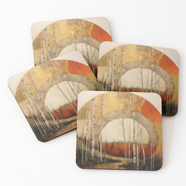 Item preview, Birch Sunset designed and sold by Eden Digital Creative.