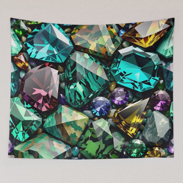 Item preview, Abstract Gemstone Camouflage Pattern designed and sold by TheArtOfPat.