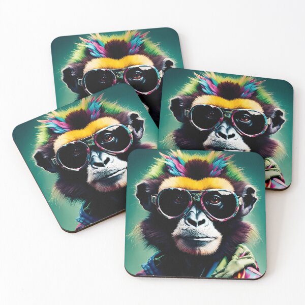 Item preview, Neon Gibbon designed and sold by Dirk Danger Designs.