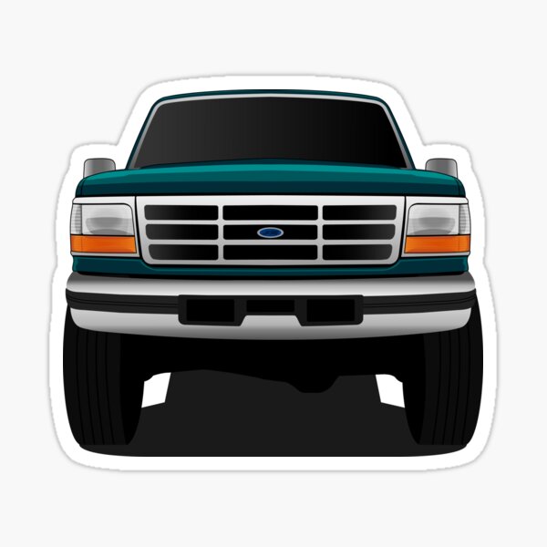 Ford F150 F250 F350 Obs Green Sticker
