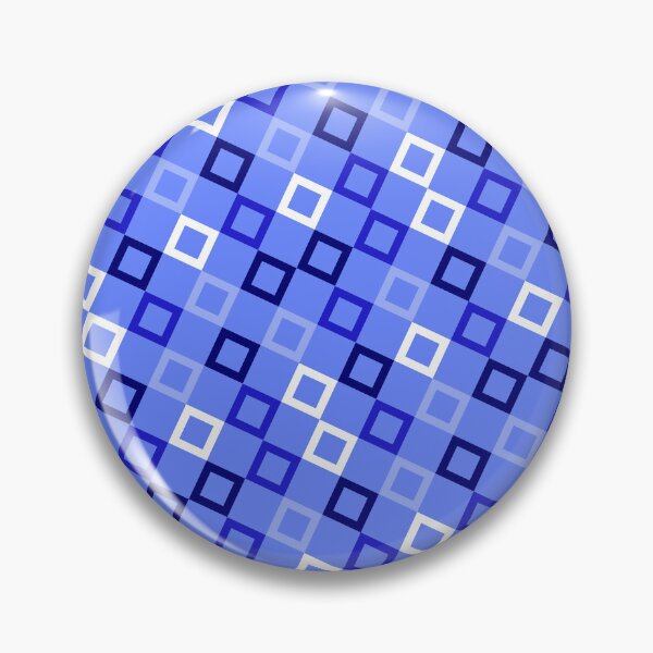 Item preview, Blue Black & White Squares Repeating Unlimited Ornaments Pattern designed and sold by Alchemy-A-La-G.