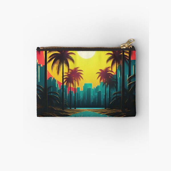 Item preview, Digital Dreamscape Harmony: Abstract Synthwave Visions designed and sold by Mullet Monkey.