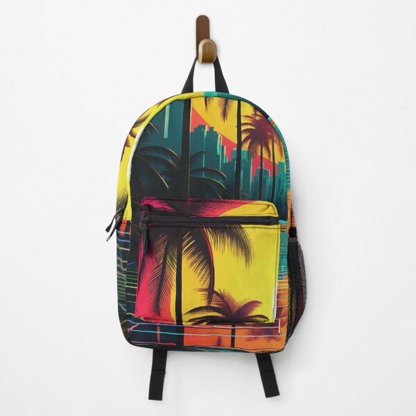 Item preview, Digital Dreamscape Harmony: Abstract Synthwave Visions designed and sold by Mullet Monkey.