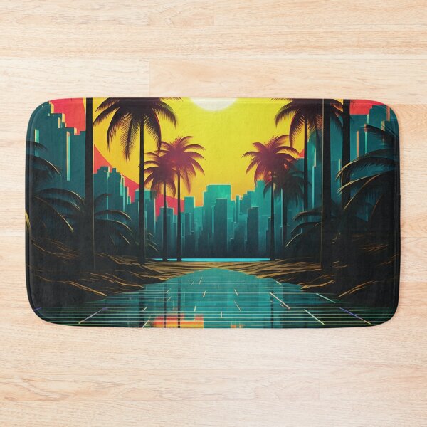 Item preview, Digital Dreamscape Harmony: Abstract Synthwave Visions designed and sold by Mullet Monkey.