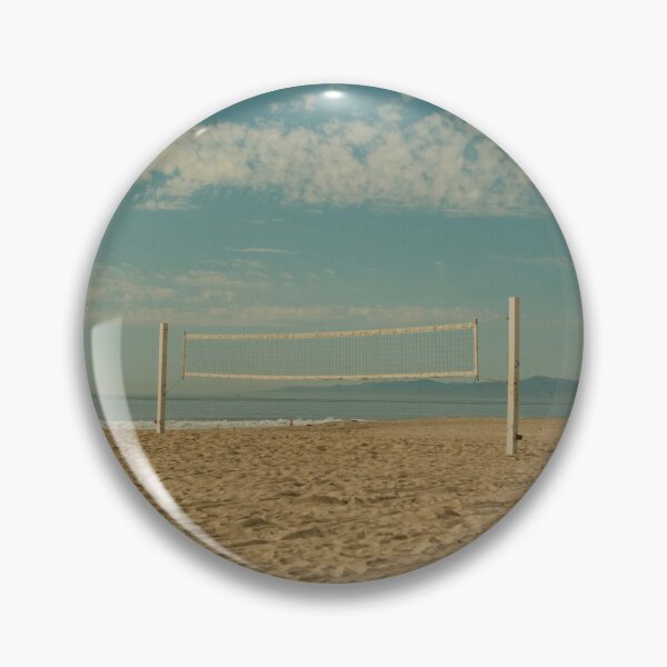 Item preview, Sandy Solitude: Beach Volleyball Court Waiting for Players designed and sold by Vantage35.