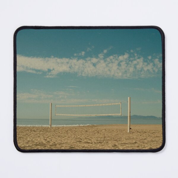 Item preview, Sandy Solitude: Beach Volleyball Court Waiting for Players designed and sold by Vantage35.