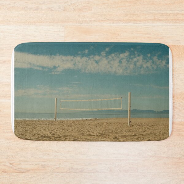 Item preview, Sandy Solitude: Beach Volleyball Court Waiting for Players designed and sold by Vantage35.