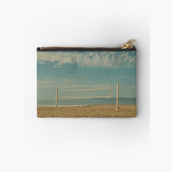 Item preview, Sandy Solitude: Beach Volleyball Court Waiting for Players designed and sold by Vantage35.