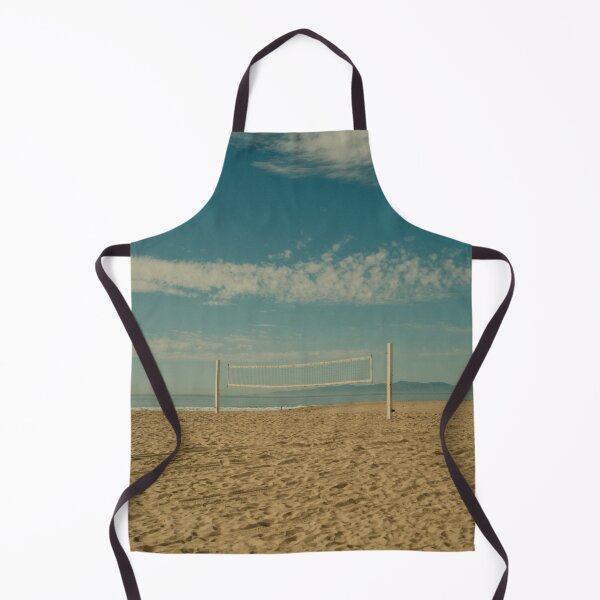 Item preview, Sandy Solitude: Beach Volleyball Court Waiting for Players designed and sold by Vantage35.