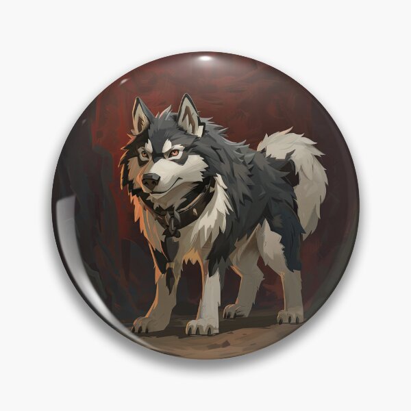Item preview, Frostbound Husky: Anime-Inspired Cave Trek designed and sold by cruzjone.