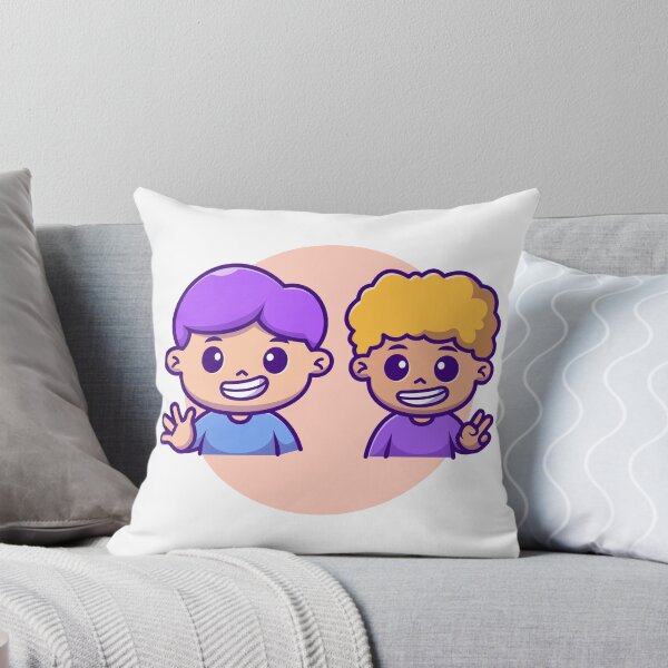 Item preview, Friendly Greetings: Cute Boy Waving Hand Cartoon Vector Icon designed and sold by hjian8219.