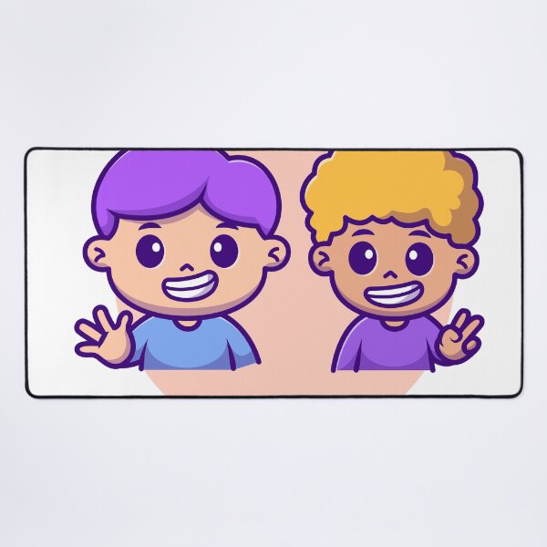 Item preview, Friendly Greetings: Cute Boy Waving Hand Cartoon Vector Icon designed and sold by hjian8219.