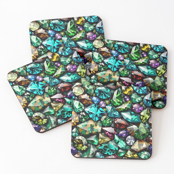 Item preview, Abstract Gemstone Camouflage Pattern designed and sold by TheArtOfPat.