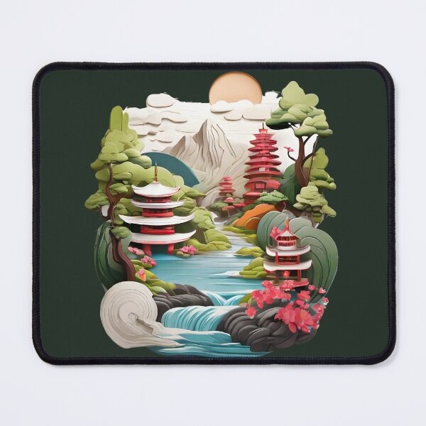 Item preview, Japanese Culture - 3D Effect designed and sold by DemureArtsy.
