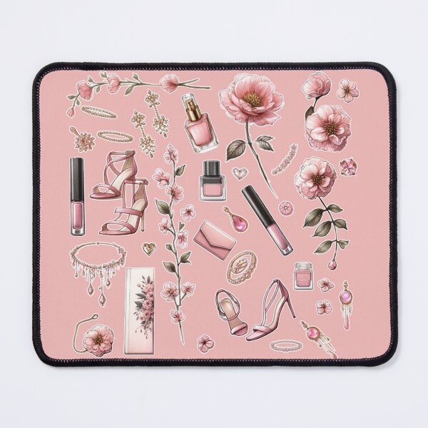 Item preview, Pink Fashion and Flowers designed and sold by AmberRoseWrites.