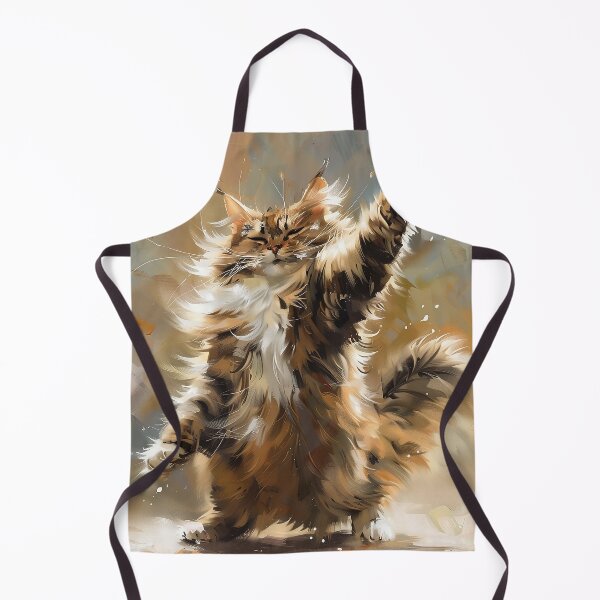 Item preview, Mainecoon Cat Dancing designed and sold by CatsAndDogs-TF.