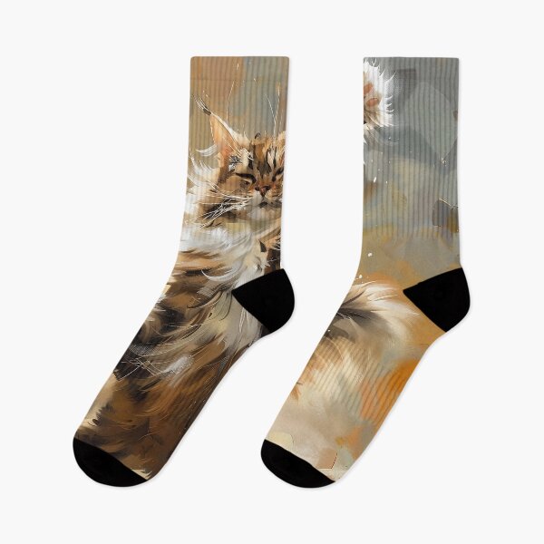 Item preview, Mainecoon Cat Dancing designed and sold by CatsAndDogs-TF.