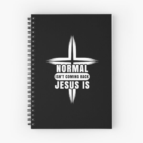 Item preview, Eternal Return Cross – "Normal isn't coming back, Jesus is'" designed and sold by GODS4US.