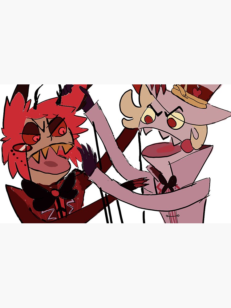 Lucifer and alastor puppets, hazbin hotel fan art puppet Coffee Mug ...