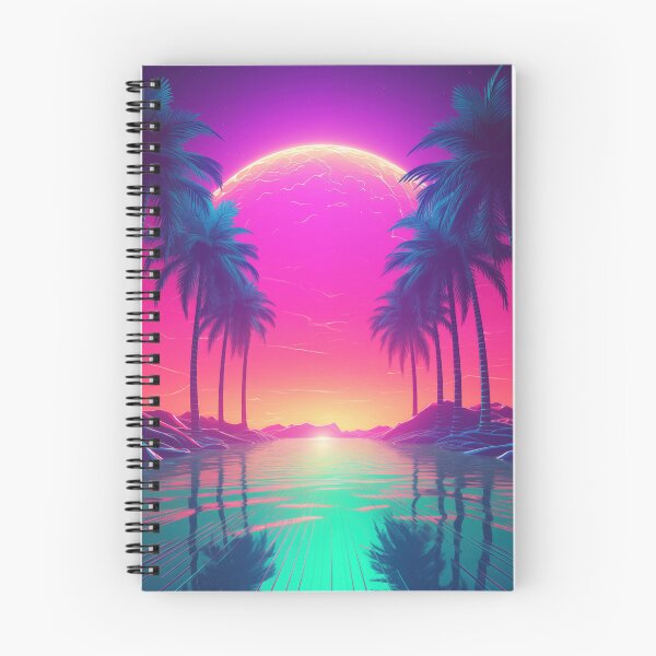 Item preview, Neon Horizon Elegance: Synthwave Abstraction Unleashed designed and sold by Mullet Monkey.