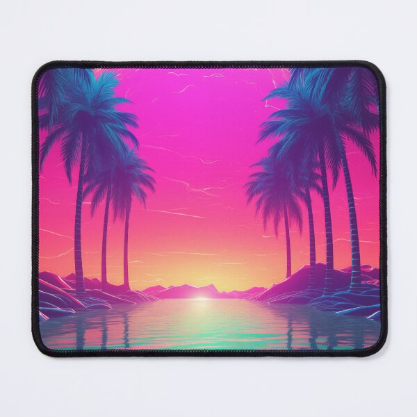 Item preview, Neon Horizon Elegance: Synthwave Abstraction Unleashed designed and sold by Mullet Monkey.