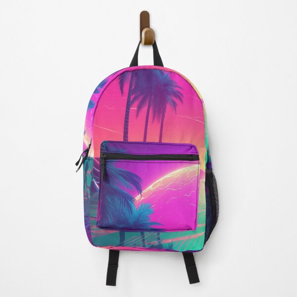 Item preview, Neon Horizon Elegance: Synthwave Abstraction Unleashed designed and sold by Mullet Monkey.