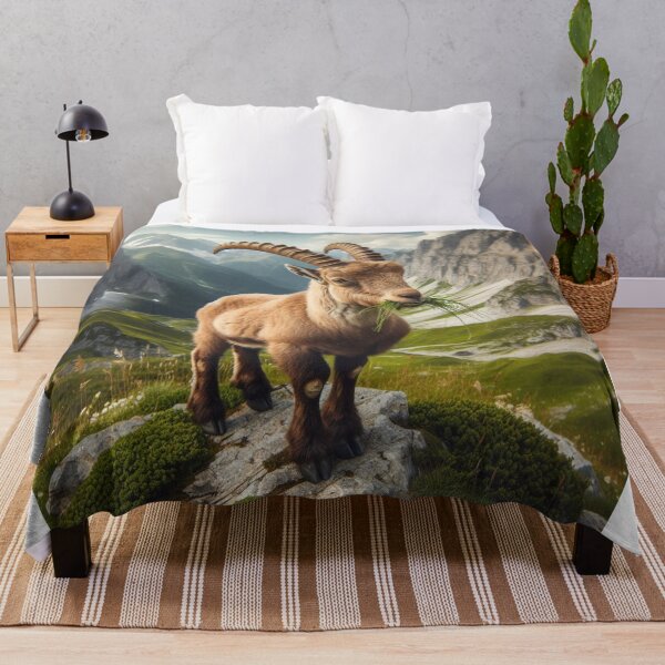 Item preview, Browsing Beauty - Goat in Meadow Serenity designed and sold by ProgressMagnet.
