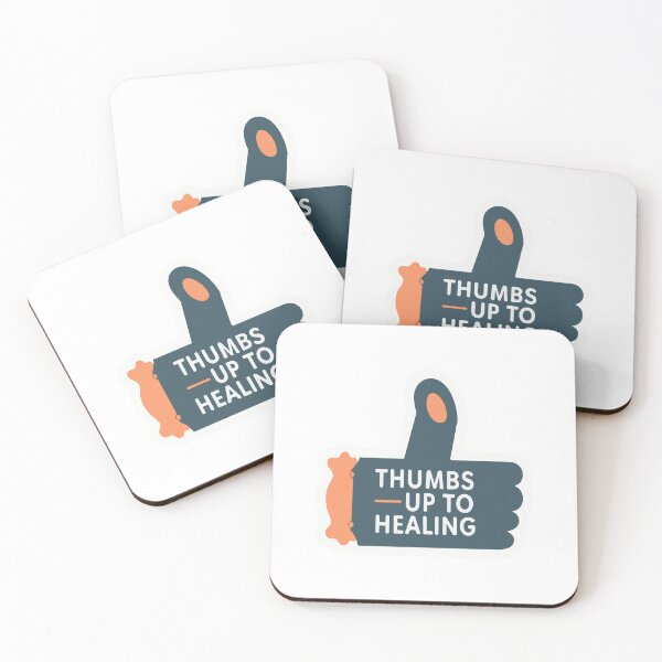 Item preview, Thumbs Up to Healing - Optimistic Recovery Design designed and sold by NiftyWrx.