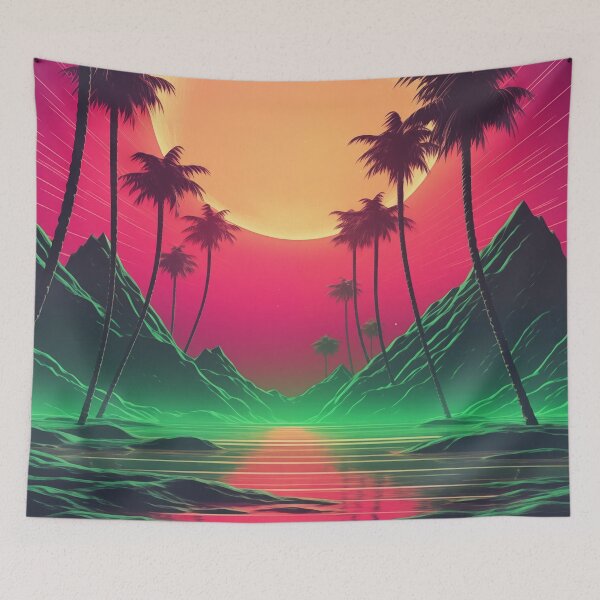 Item preview, Chromatic Flux Fantasia: Futuristic Synth Dreams designed and sold by Mullet Monkey.