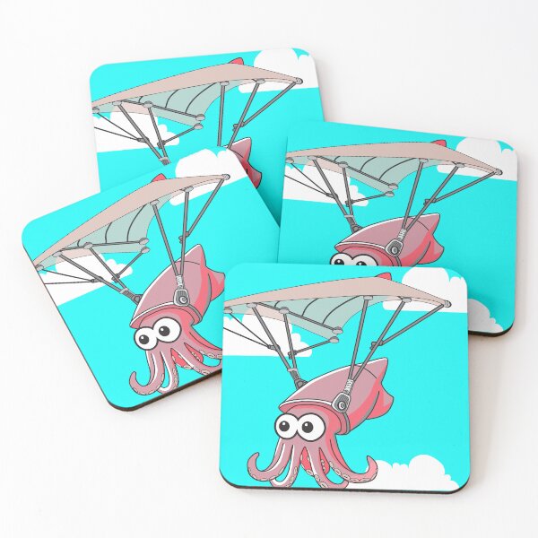 Item preview, Hang Gliding Squid designed and sold by ApogeeCW2.