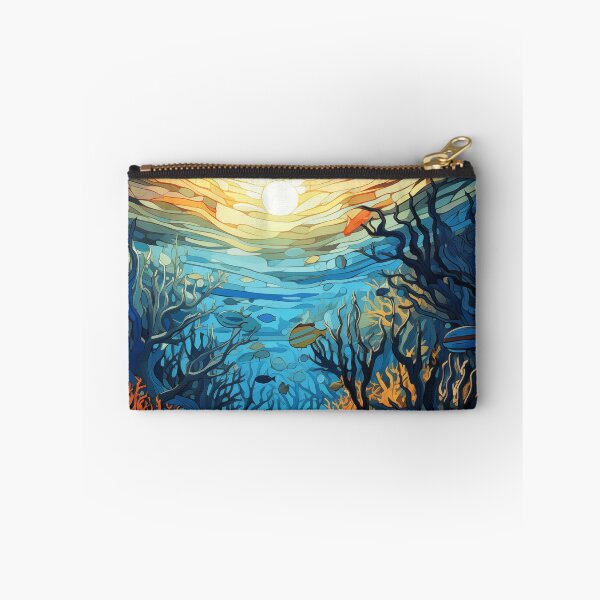 Item preview, Submerged Serenity Art Print designed and sold by GeoSculptedArt.